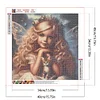 Cute Girl-Full Round Diamond Painting(40x40cm)