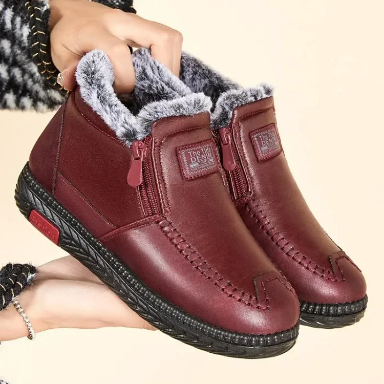 New fleece thickened warm snow boots