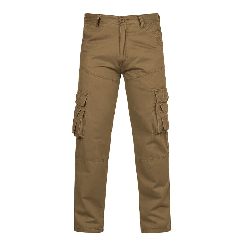 Men's Multi Pocket Washed Cotton Overalls