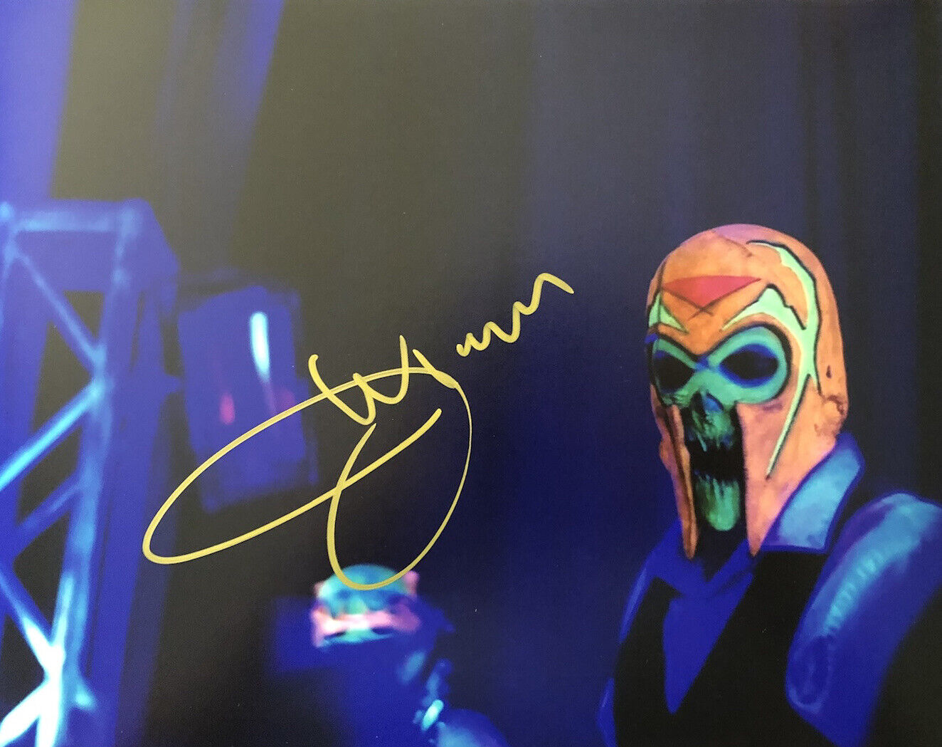 JMANN HAND SIGNED 8x10 Photo Poster painting MUSHROOMHEAD SINGER JASON POPSON AUTOGRAPH COA