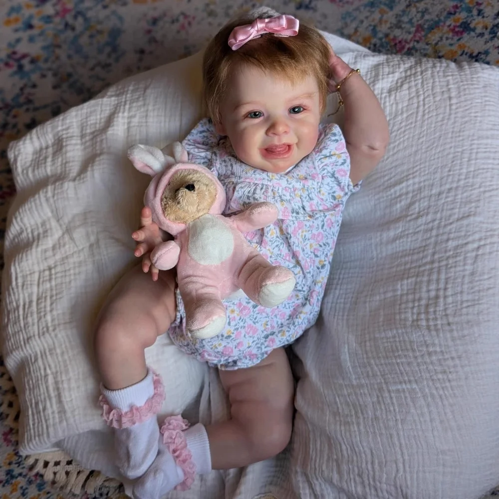 19inch Handmade Reborn Doll For Children'S Birthday And Christmas Best Toy Gift