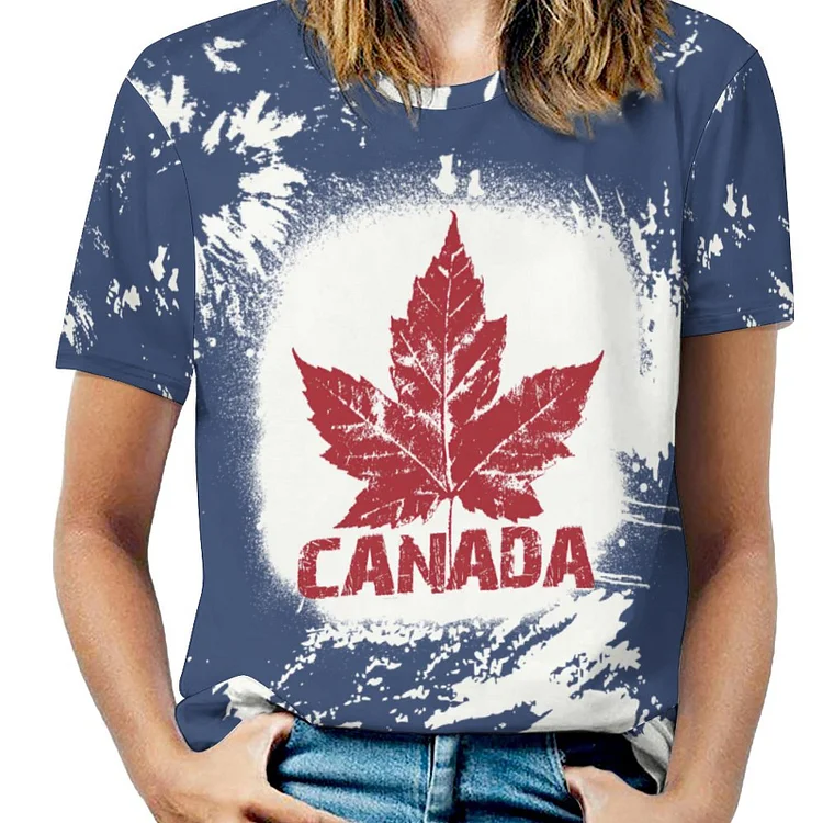 Full Print T-shirt 未标题-2 未标题-6 Canada Canada Flag