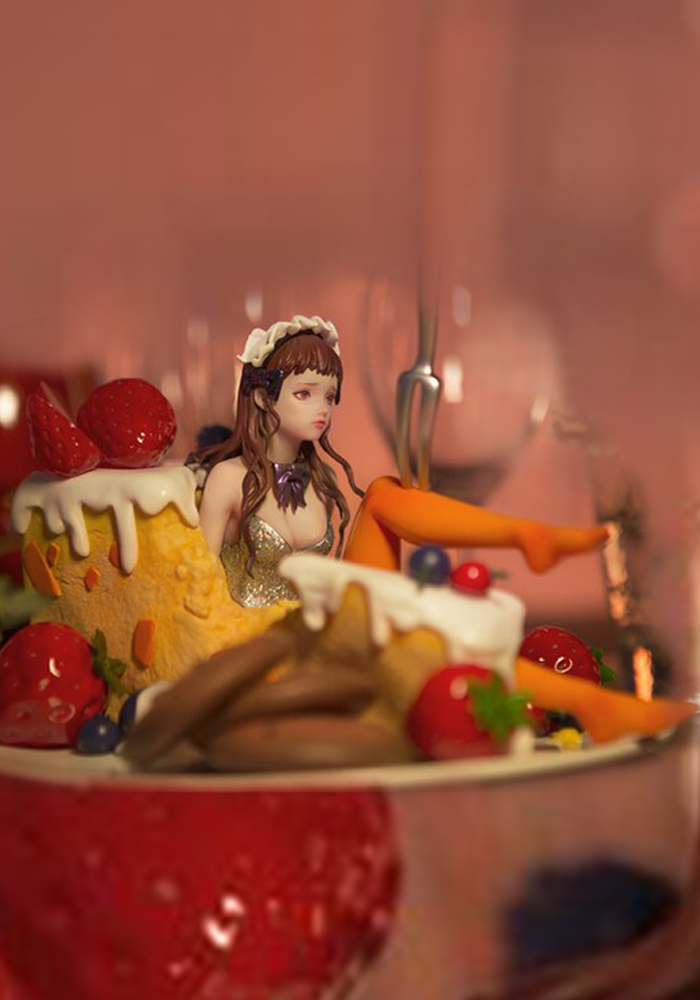 EOP Studio – Ingredient Girl Series – Miss Cheese 1/7 Scale Statue [IN-STOCK]-