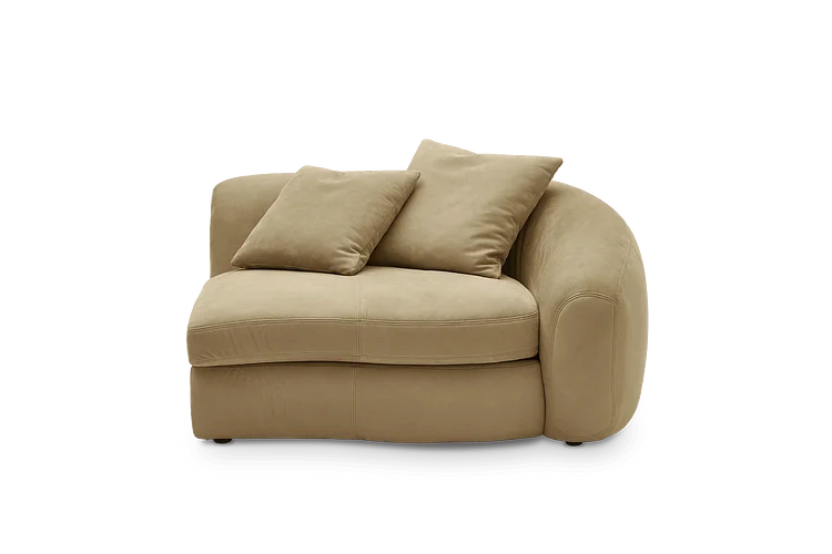 Fable Leather Right Arm Sofa