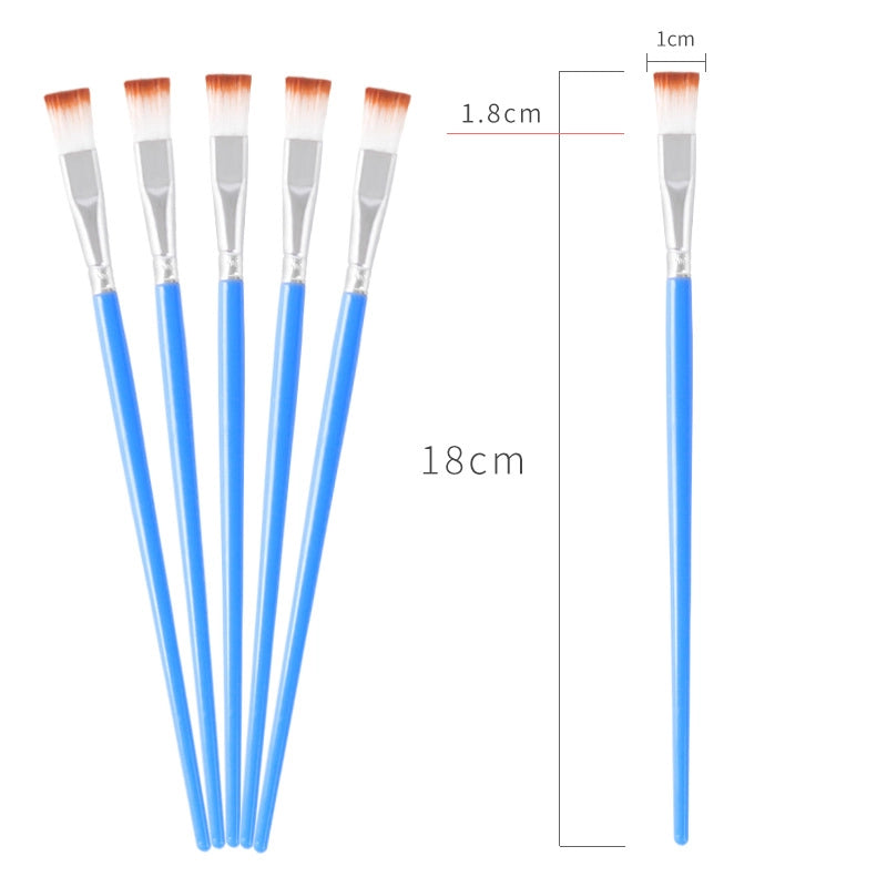 Simple Nylon Oil Painting Hook Line Pen Flat Brush