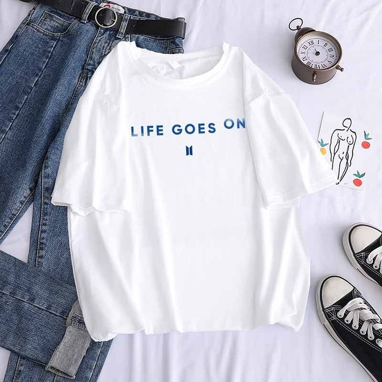 방탄소년단 LIFE GOES ON Candy Color T-shirt
