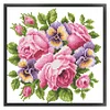 Rose - 9CT Partial Beaded Cross Stitch Kit(29x28cm)