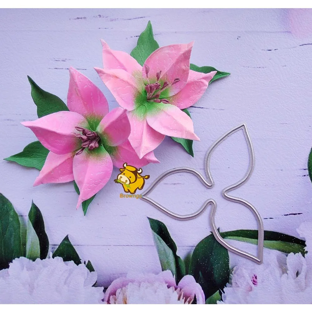 Beautiful Many Flower Series Metal Cutting Dies Stencil Template For DIY Scrapbooking Embossing Paper Cards Album Making Dies