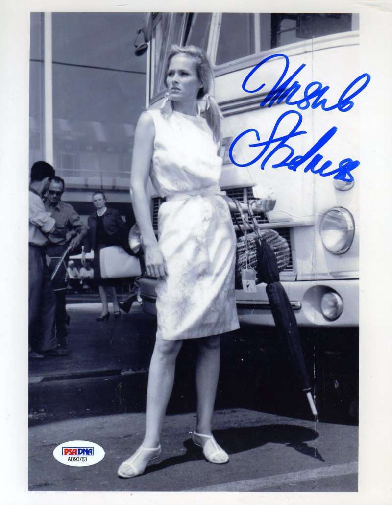 Ursula Andress Hand Signed Psa Dna Cert 8x10 Photo Poster painting Autographed Authentic