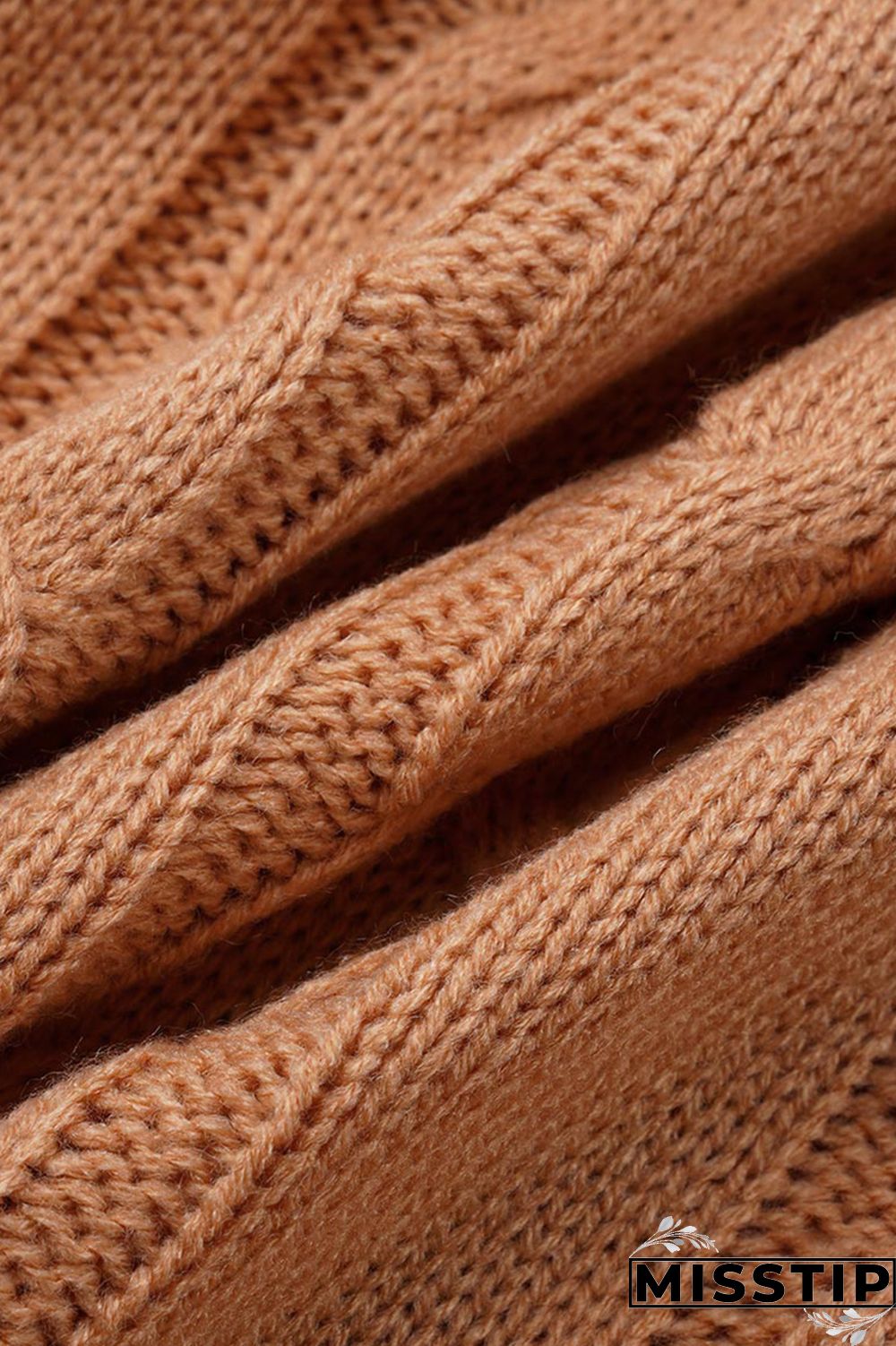 Apricot Fashion Casual Solid Patchwork O Neck Long Sleeve Two Pieces