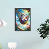 Diamond Painting-DIY Full Round Drill Hammock Cat(60*40 CM)