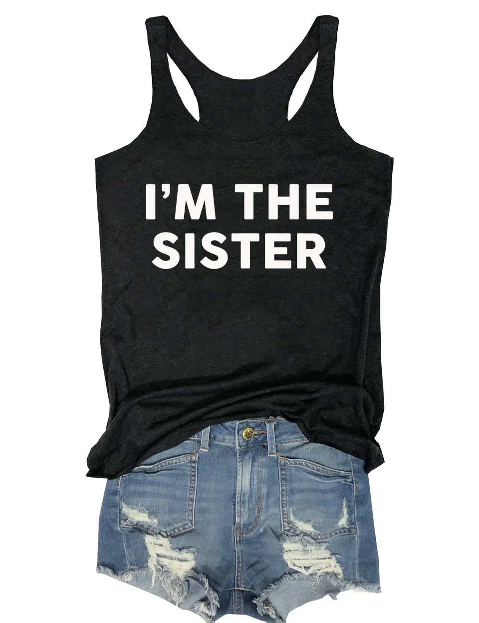 Back Off I Have A Crazy Sister Matching Tank