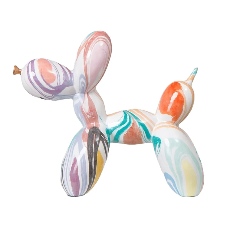 【Ornament】Home Decor Resin Ornaments-Balloon Dog Office gbfke