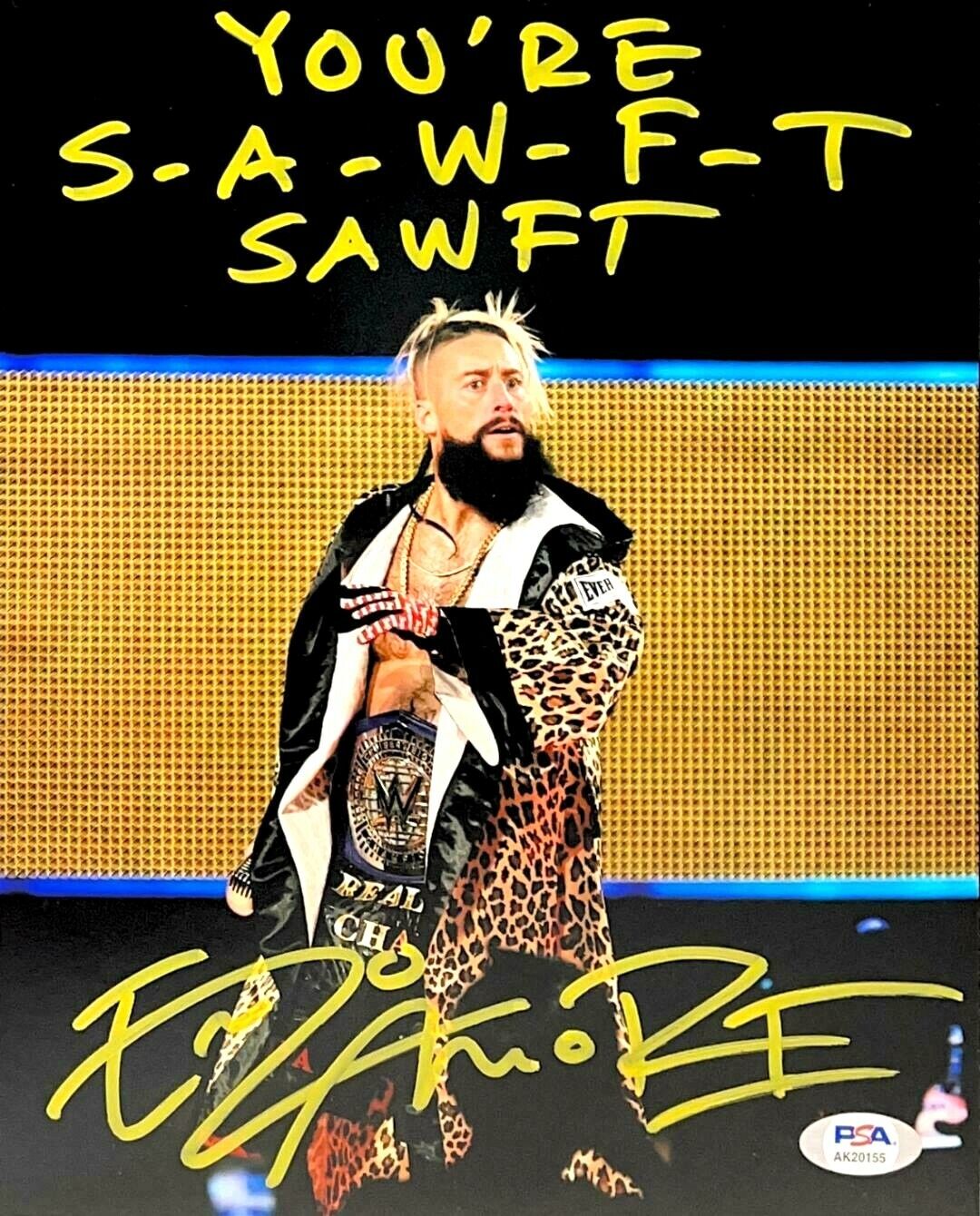 WWE ENZO AMORE HAND SIGNED AUTOGRAPHED 8X10 INSCRIBED Photo Poster painting WITH PSA DNA COA