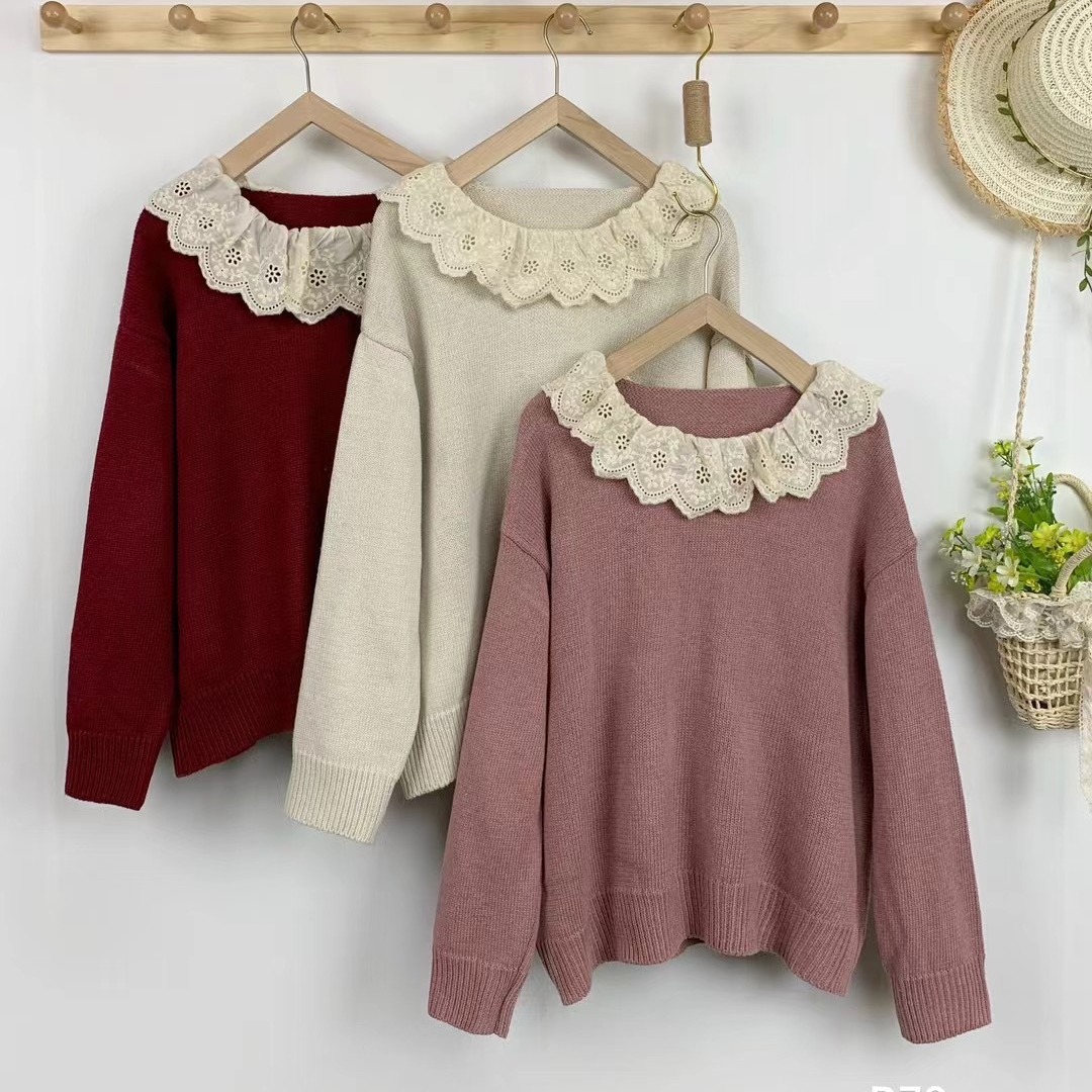 Chicfifth Sweater Women Winter Long Sleeve High Quality Autumn Vintage Top Knitted Cardigan
