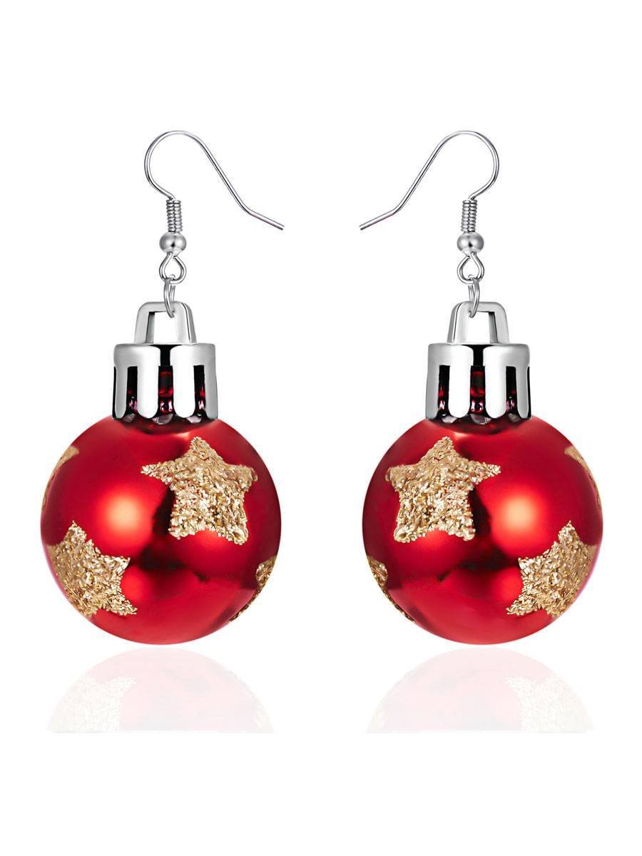 Christmas Light ball Earrings