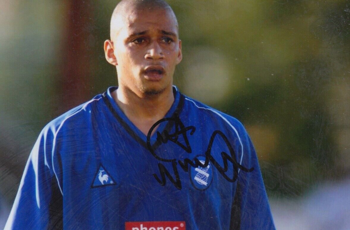 CURTIS WOODHOUSE HAND SIGNED 6X4 Photo Poster painting - FOOTBALL AUTOGRAPH - BIRMINGHAM CITY.