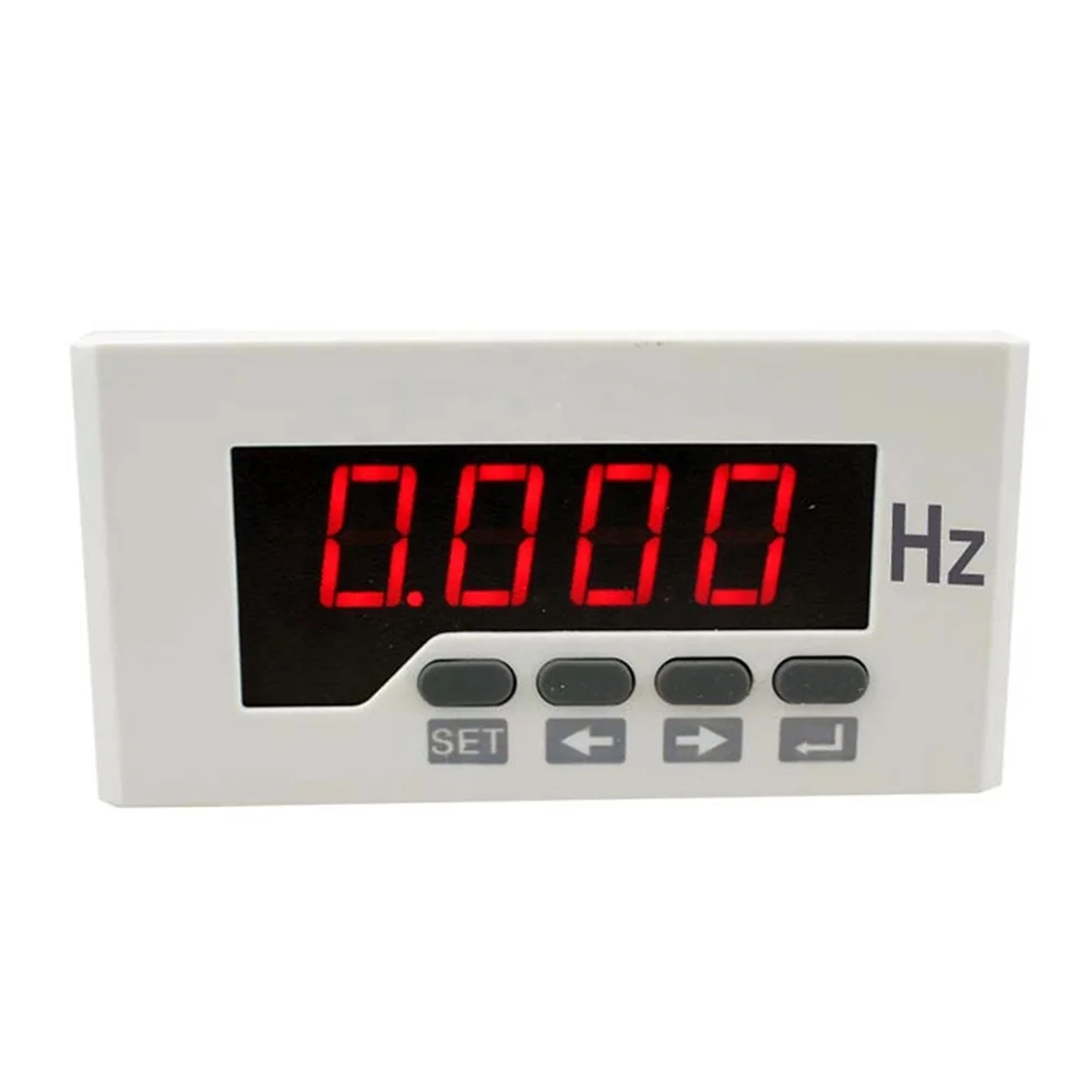 Digital Display Hertz Frequency Meter Digital Hertz Meter 4-20mA 10V/50hz 9999HZ RS485 Current Voltage RPM Speed Meter