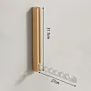Wood Wall-Mounted Clothes Hanger | Space-Saving & Collapsible