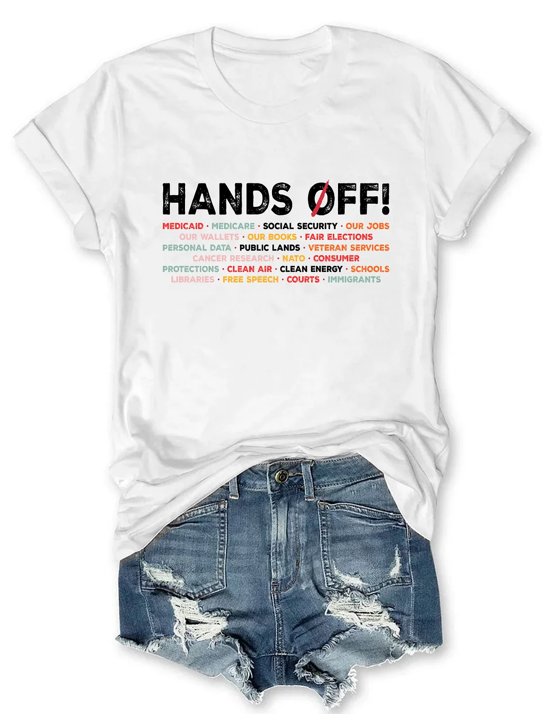 Hands Off Protest T-shirt
