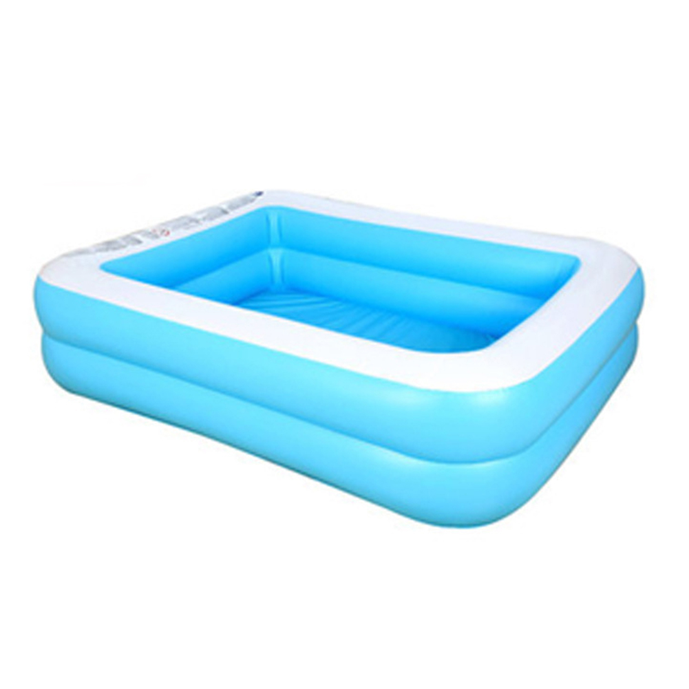 

Adults Kids Inflatable Swimming Pool Thicken PVC Rectangle Bath Tub, 57151, 501 Original