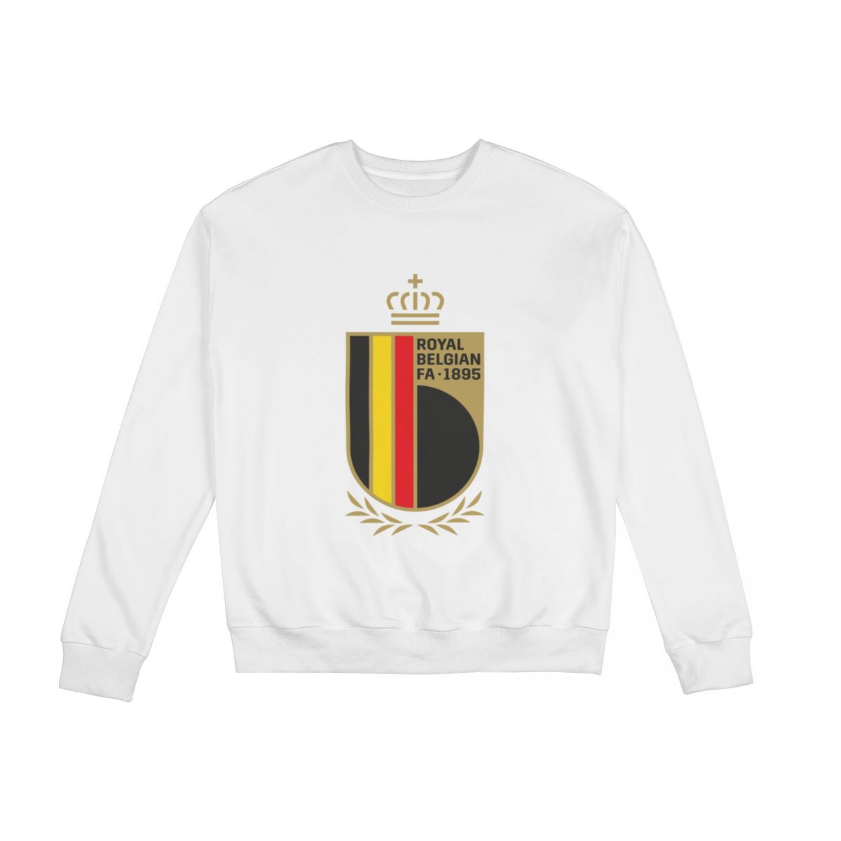 Belgium National Football Team Unisex Round Neck Sweatshirt
