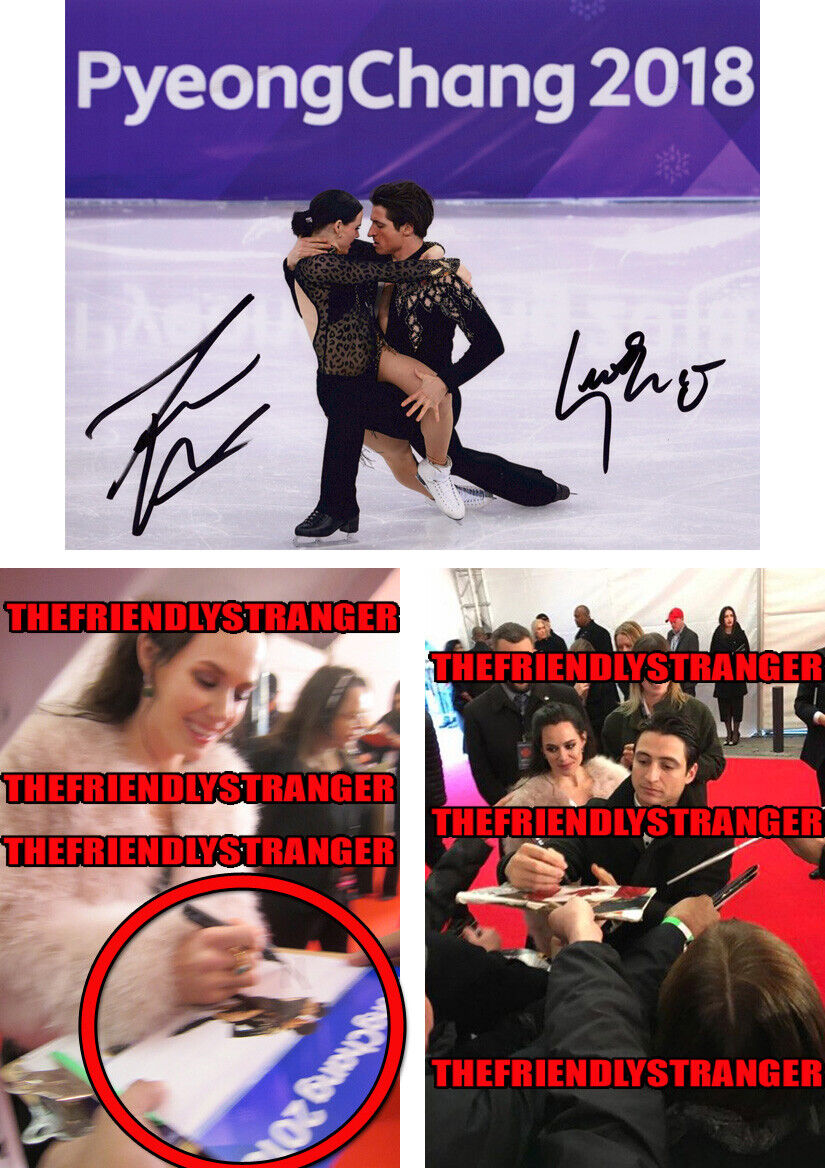 TESSA VIRTUE & SCOTT MOIR signed 2018 OLYMPICS