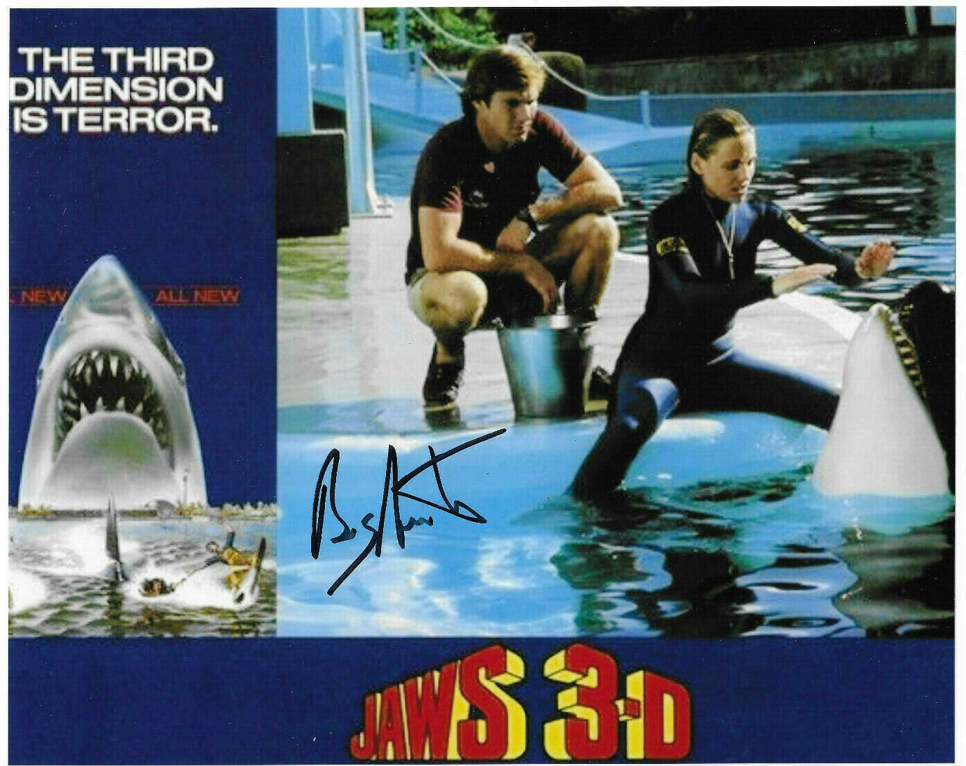 Bess Armstrong Authentic Signed 8x10 Photo Poster painting Autograph, Jaws 3-D, Kathryn Morgan