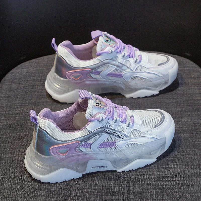 Women Shoes Summer 2021 Fashion Women's Platform Sneakers Thick Sole Ladies Chunky Shoes Trendy Girls Sport Shoes