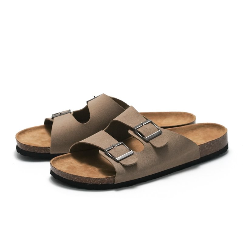Ladies Cork Beach slippers 003