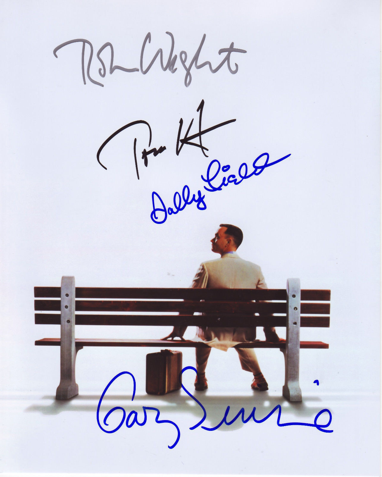 FORREST GUMP CAST AUTOGRAPH SIGNED PP Photo Poster painting POSTER