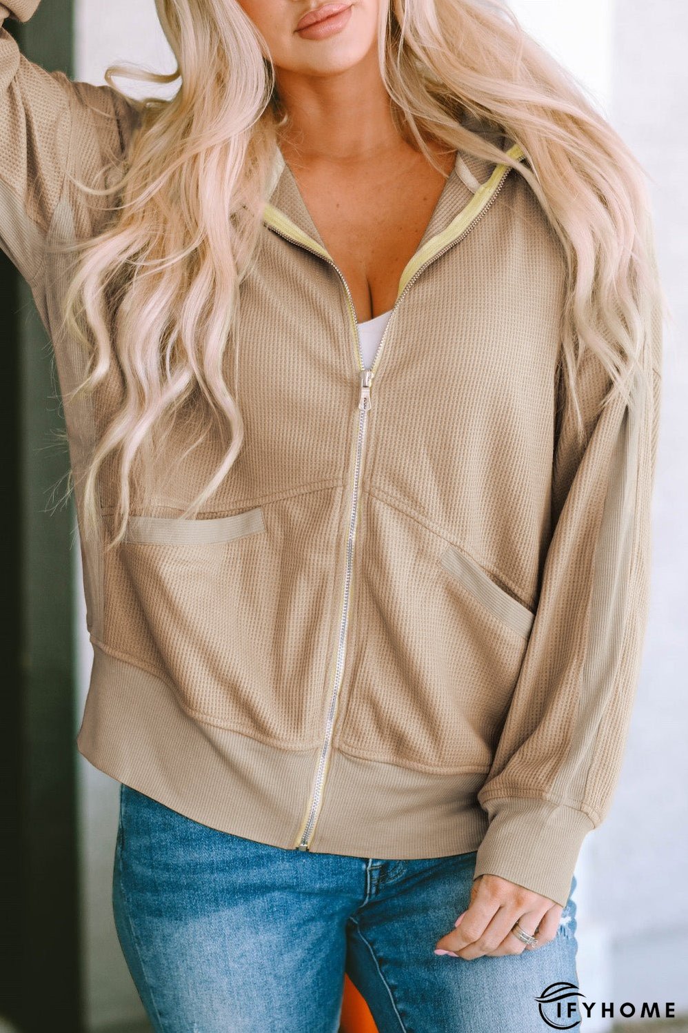 Plus Size Winter Coat with Pockets | IFYHOME