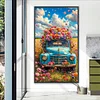 Diamond Painting-DIY Full Round Drill Flower Car(70*40 CM)