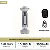 Multi-Functional Capsule Camping Lantern with 3000mAh Long Battery
