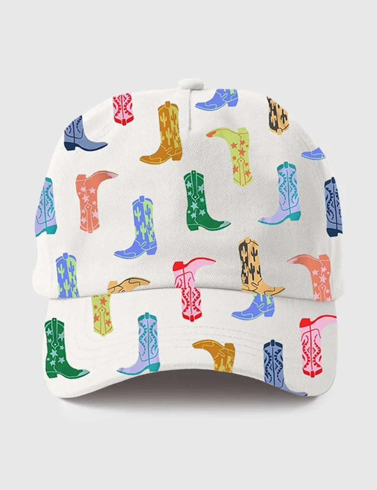 Colorful Cowboy Boot Hat