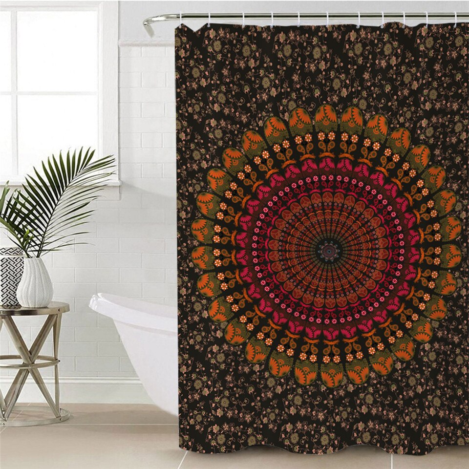 

Mandala - Print Shower Curtain, 180*200cm, 501 Original