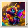 Diamond Painting-Round AB Drill Dinosaur(35*35CM)