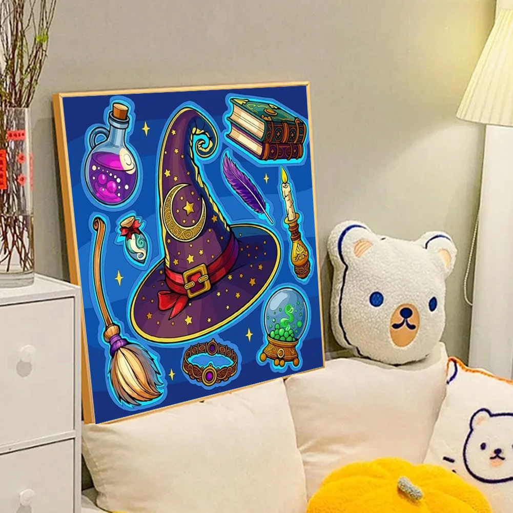 Diamond Painting - Full Round Drill - Harry Potter Magic(Canvas|40*40cm)