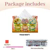 (24cm)Diamond Art Tissue Box DIY PU Napkin Cover for Home(best grandma ever)