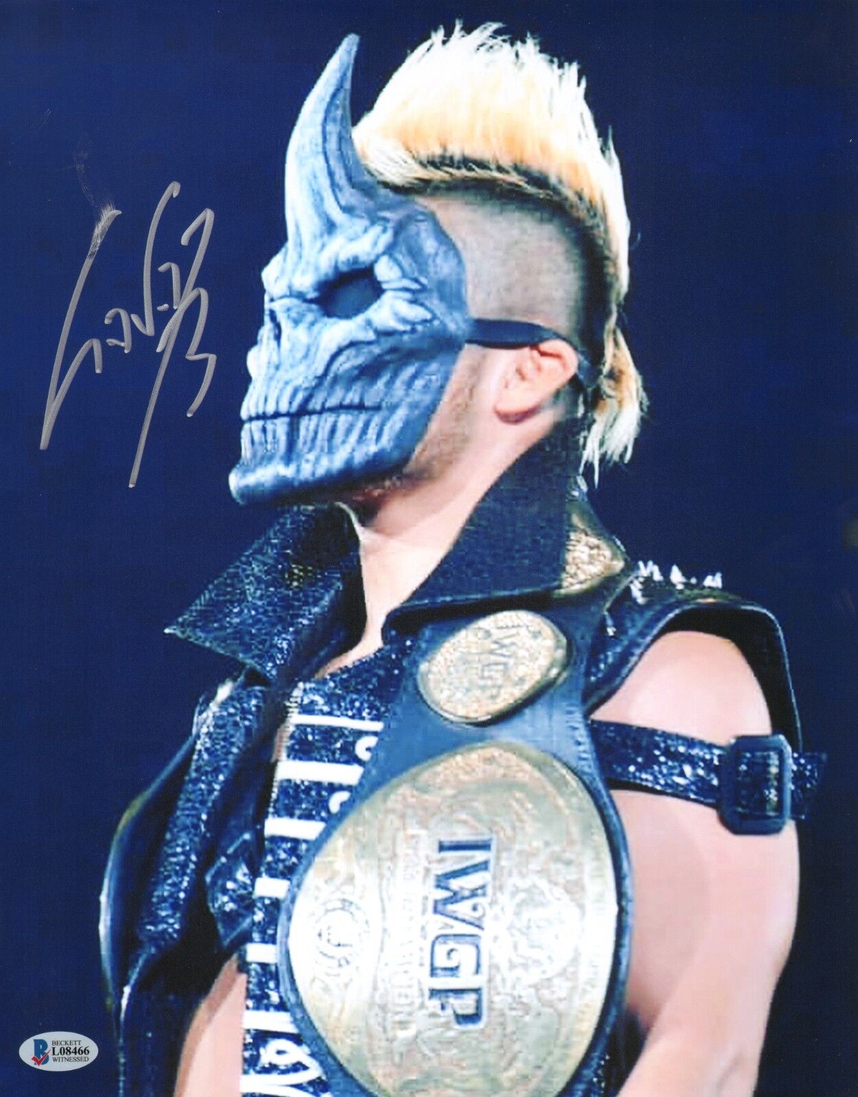 Sanada Signed 11x14 Photo Poster painting BAS Beckett COA New Japan Pro Wrestling LIJ Picture 66