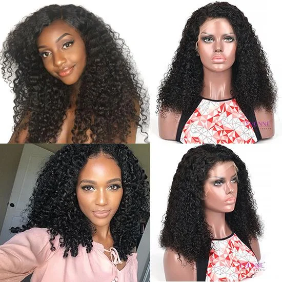 YVONNE Real HD 5*5 / 6*6 / 13*4 Lace Wigs Malaysian Curly Pre Plucked Affordable Human Hair Wigs 