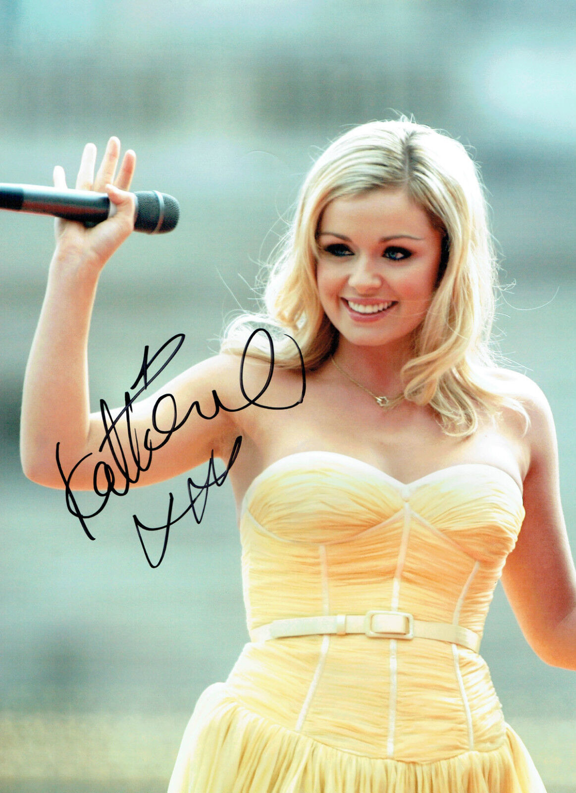 Katherine JENKINS SIGNED Autograph LARGE 16x12 Photo Poster painting British Music AFTAL COA