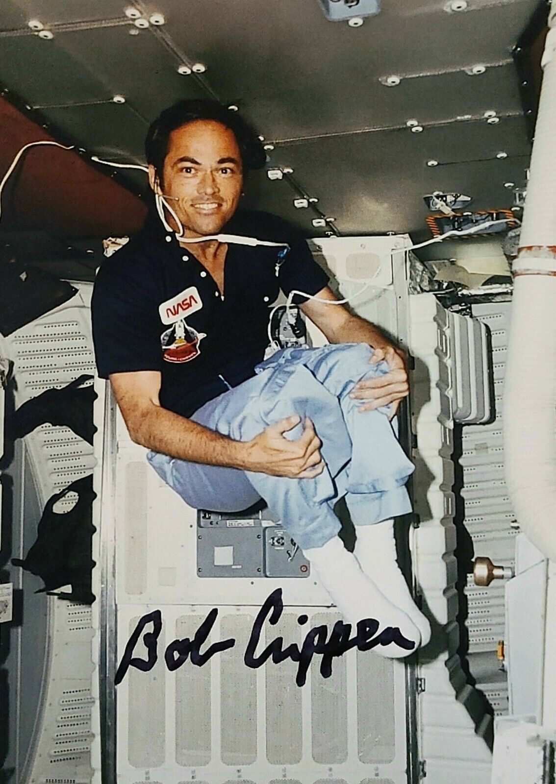 Robert Bob Crippen Hand Signed Autograph Photo Poster painting NASA Astronaut Space Shuttle