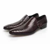 Men's Brown Slip On Dress Shoes