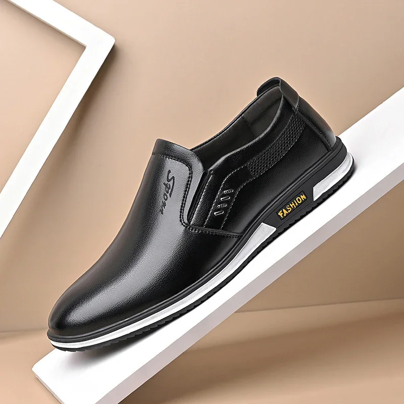 Qengg New Fashion Men Loafers Men Leather Casual Shoes High Quality Adult Moccasins Men Driving Shoes Male Footwear Unisex 2022