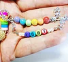 LGBT gifts, rear view mirror car charm, gay pride flag rainbow love charm