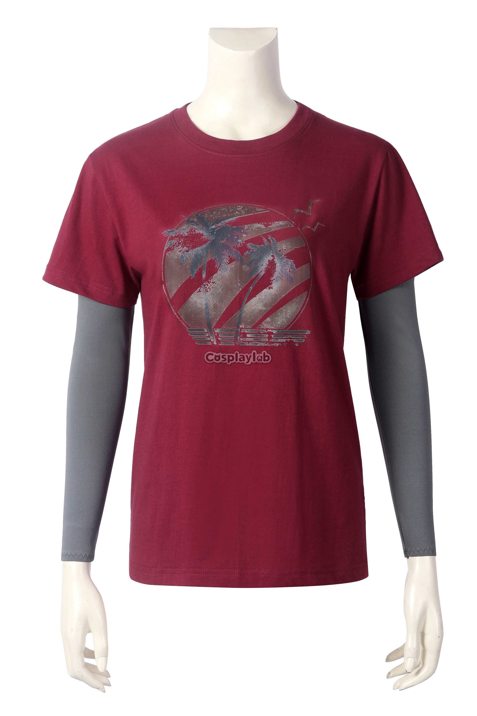 Ellie	Grey T-shirt Cosplay Costume