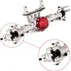 AMK Aluminum Alloy 1/10 RC Crawler AR44 SCX10 II 90047 90046 AX90060 Builders Kit Upgrade (Red Axle Set)