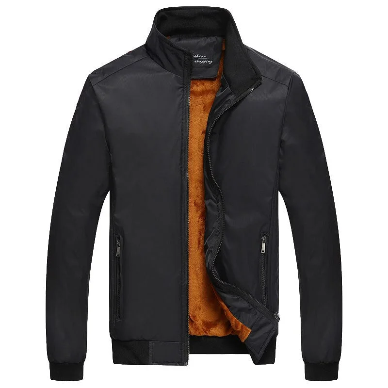 Winter Jacket Men Casual 2020 New Brand Men's Jackets Coats Male Slim Fleece Windbreaker Outerwear Coat Bomber Jackets For Men