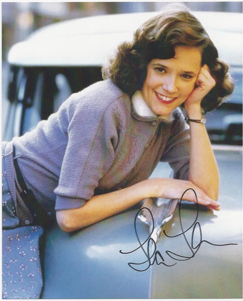 Lea Thompson - Back to the future signed Photo Poster painting